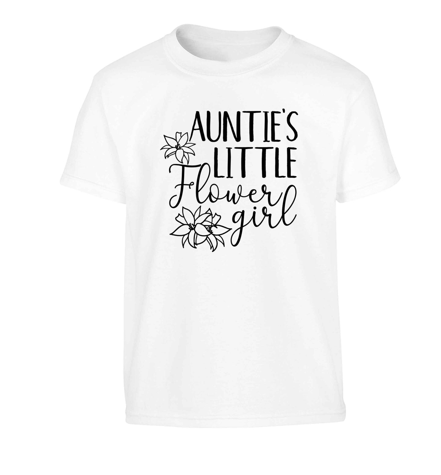 Perfect wedding guest favours or hen party gifts! Personalised bridal floral wreath designs, any name, any role! Children's white Tshirt 12-13 Years