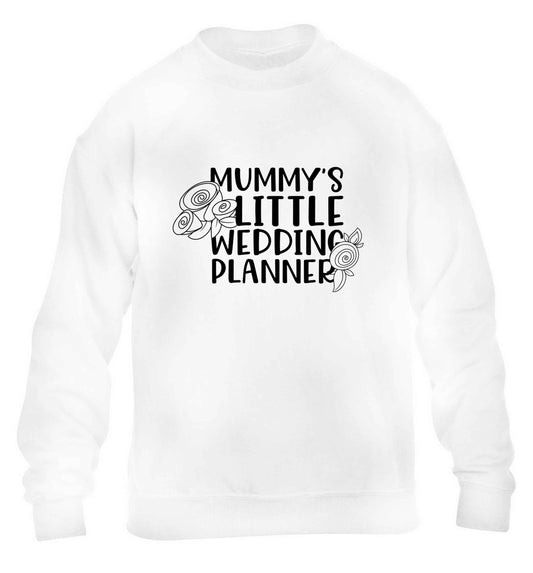 adorable wedding themed gifts for your mini wedding planner! children's white sweater 12-13 Years