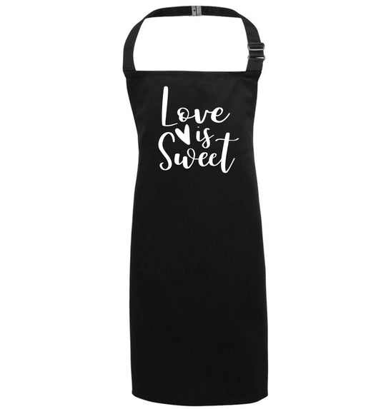 Love really does make the world go round! Ideal for weddings, valentines or just simply to show someone you love them! black apron 7-10 years