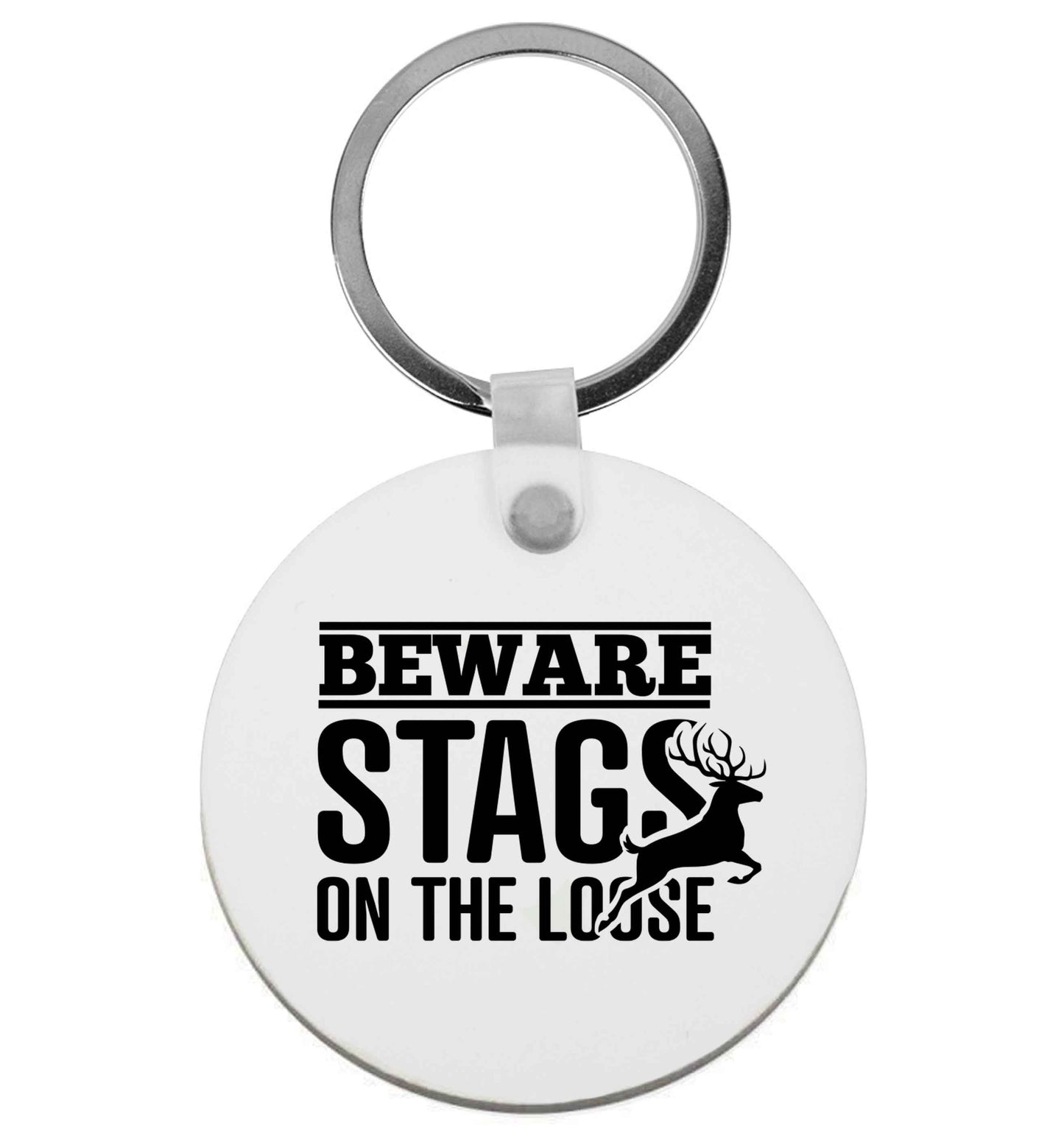 Beware stags on the loose | Keyring