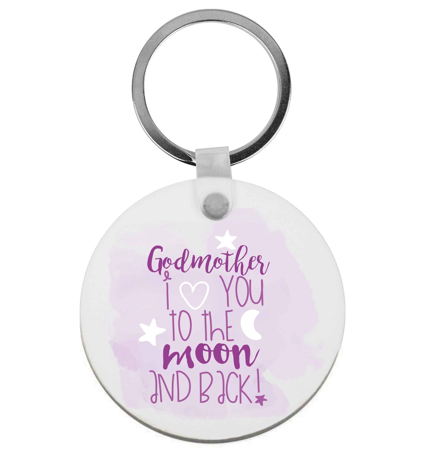Godmother I love you to the moon and back | Keyring