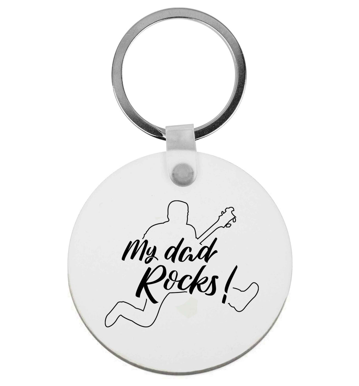 My Dad rocks | Keyring