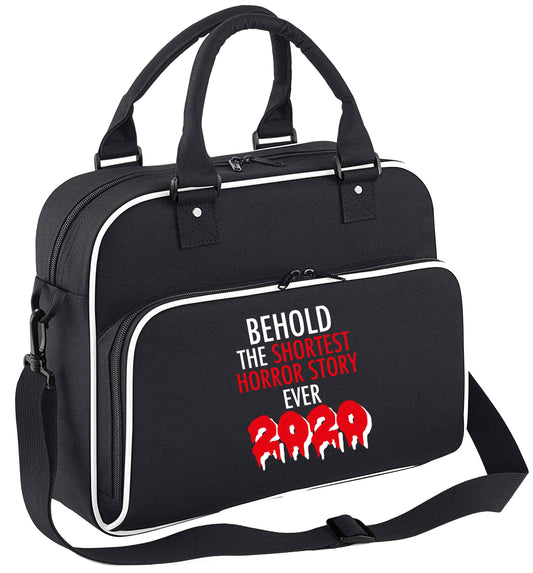 Shortest horror story ever 2020 children's dance bag black with white detail