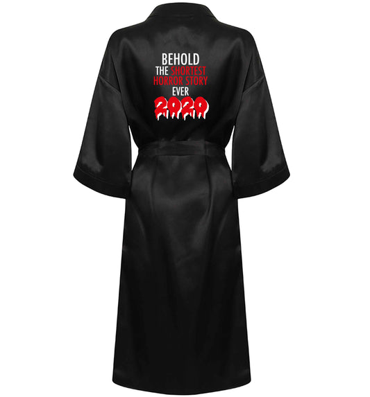 Shortest horror story ever 2020 XL/XXL black ladies dressing gown size 16/18