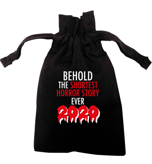Shortest horror story ever 2020 | XS - L | Pouch / Drawstring bag / Sack | Organic Cotton | Bulk discounts available!