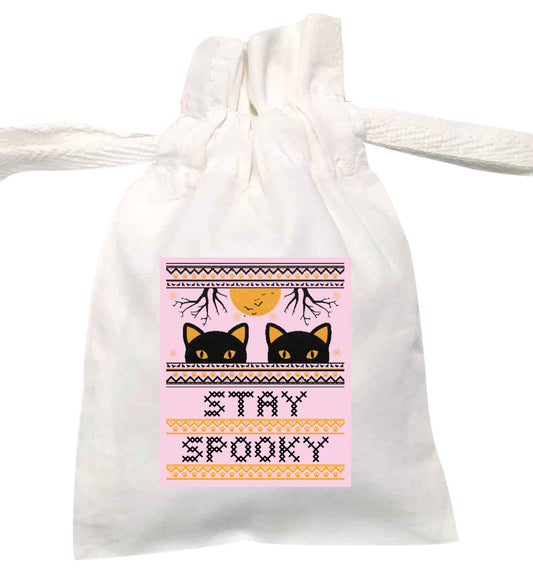 Stay spooky | XS - L | Pouch / Drawstring bag / Sack | Organic Cotton | Bulk discounts available!