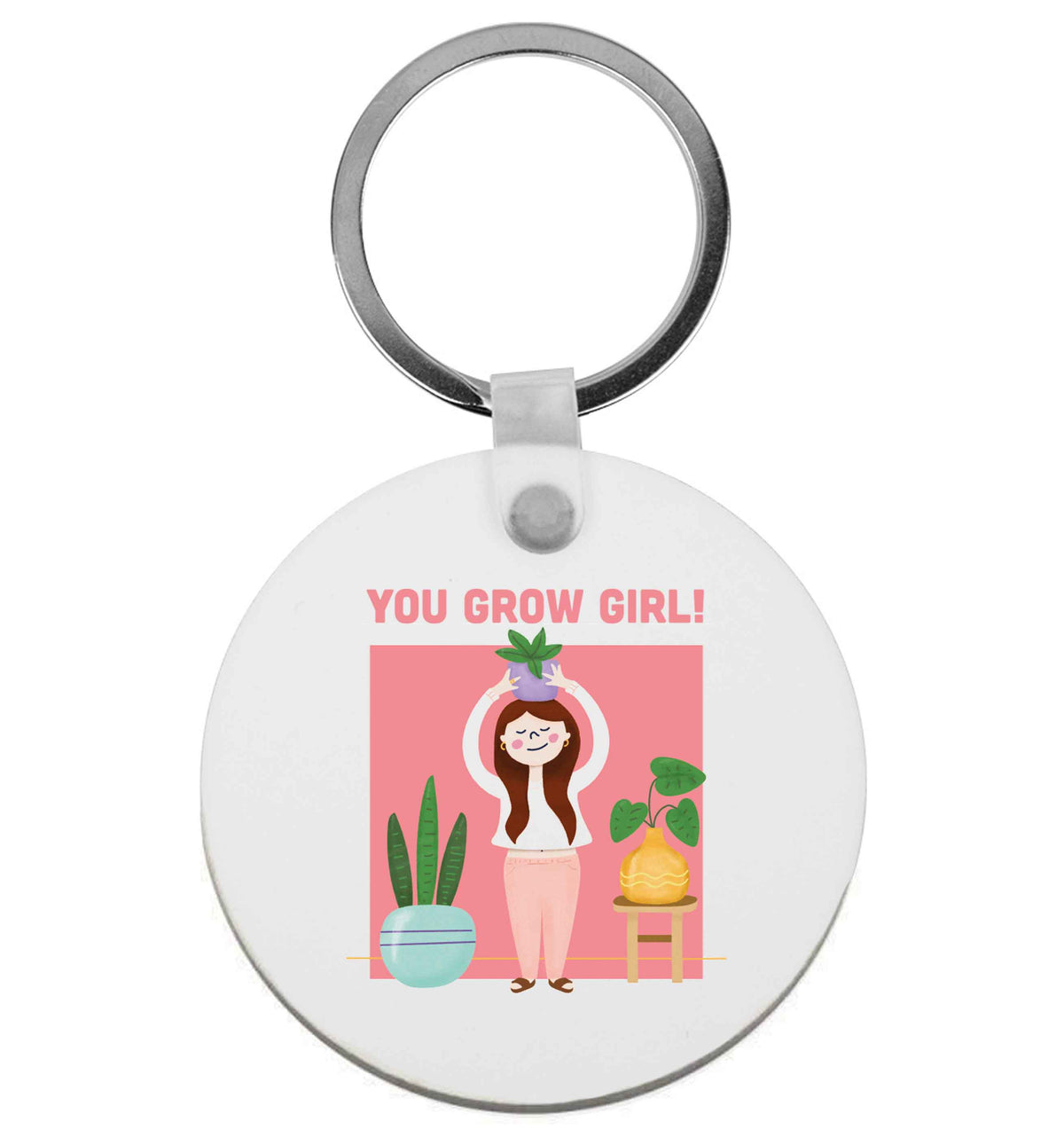You grow girl | Keyring