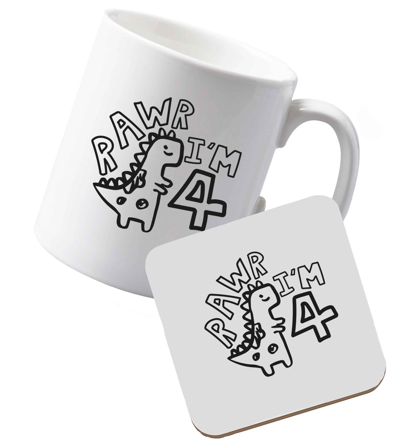 10 oz Ceramic mug and coaster Tis The Season to Drink Whisky both sides