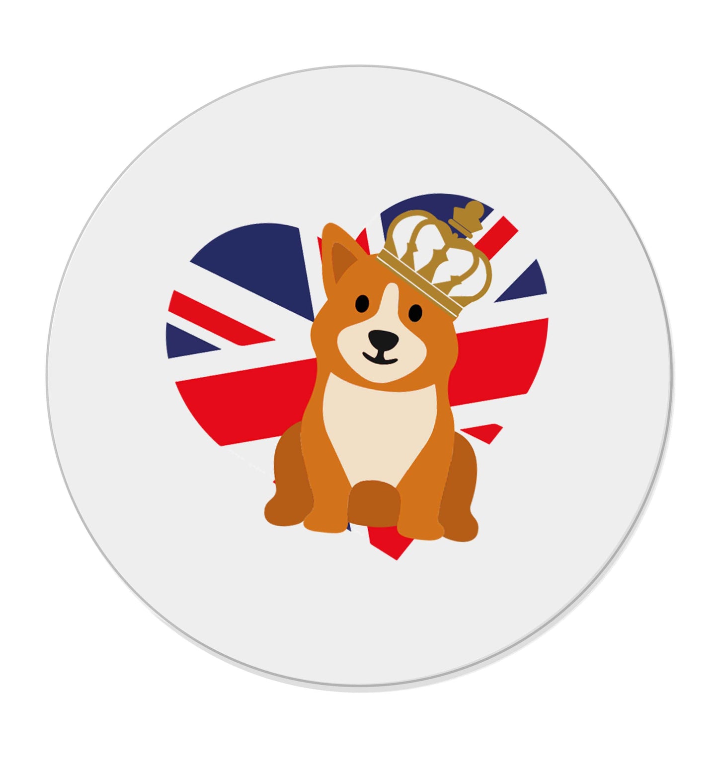 British corgi and flag | Magnet