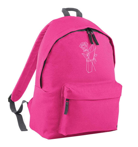 Rose crystal pink children's backpack
