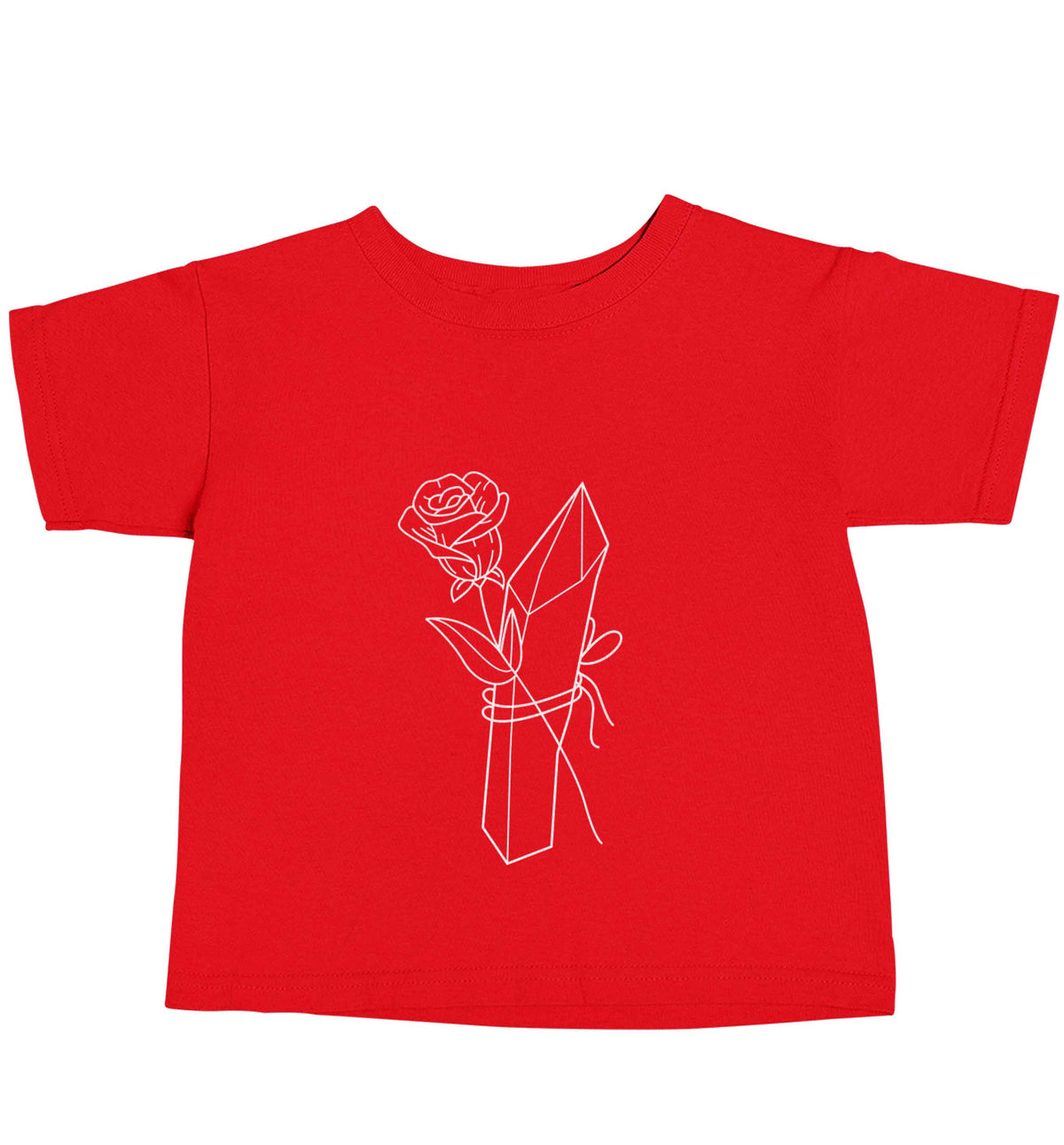 Rose crystal red baby toddler Tshirt 2 Years