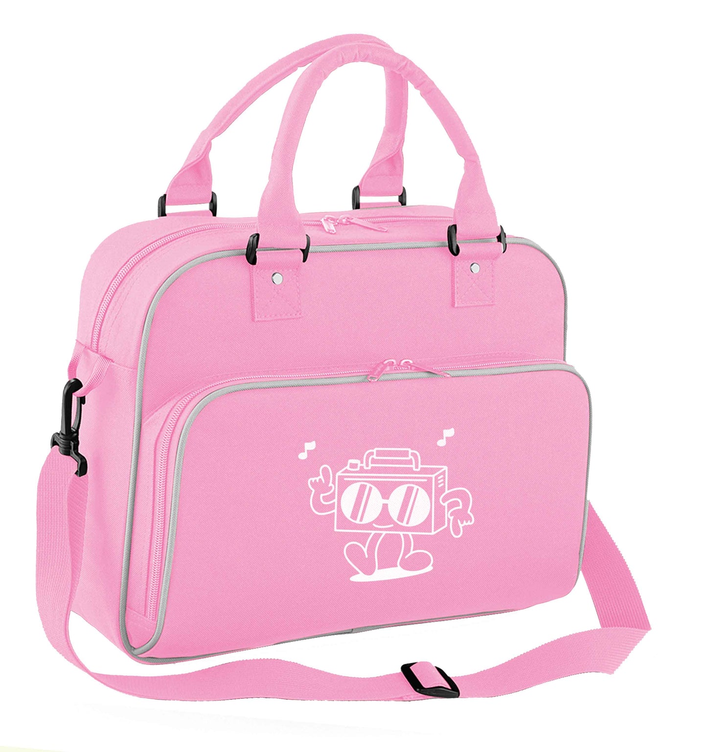 Boombox children's dance bag baby pink