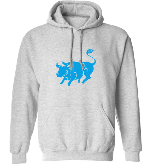 Pig face adults unisex grey hoodie 2XL