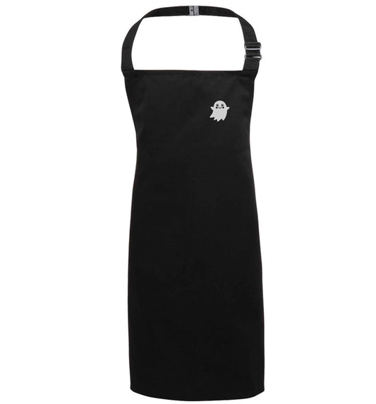 Pocket ghost black apron 7-10 years