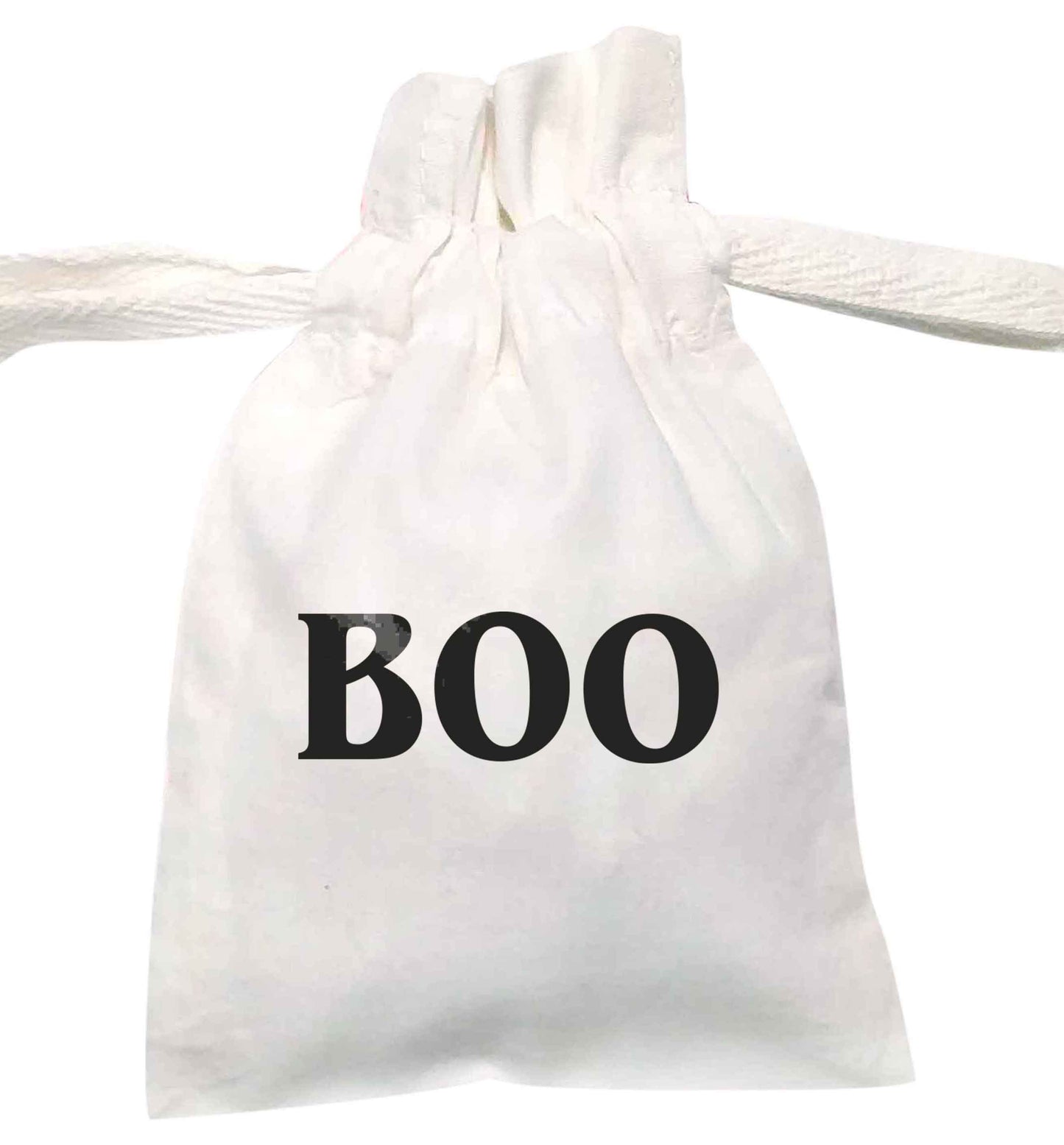 Boo | XS - L | Pouch / Drawstring bag / Sack | Organic Cotton | Bulk discounts available!