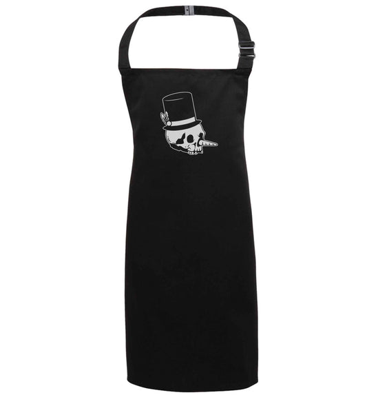 Snowman punk black apron 7-10 years