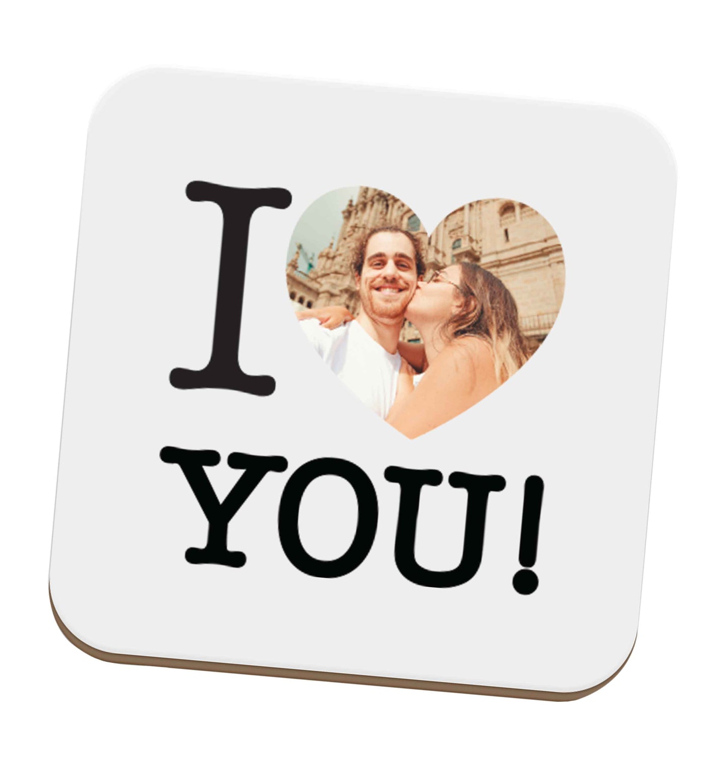 I love you set of four coasters