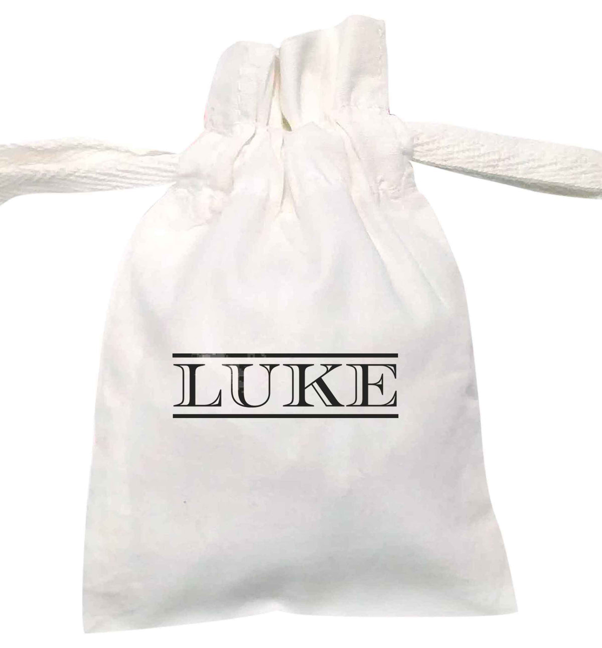 Personalised name | XS - L | Pouch / Drawstring bag / Sack | Organic Cotton | Bulk discounts available!
