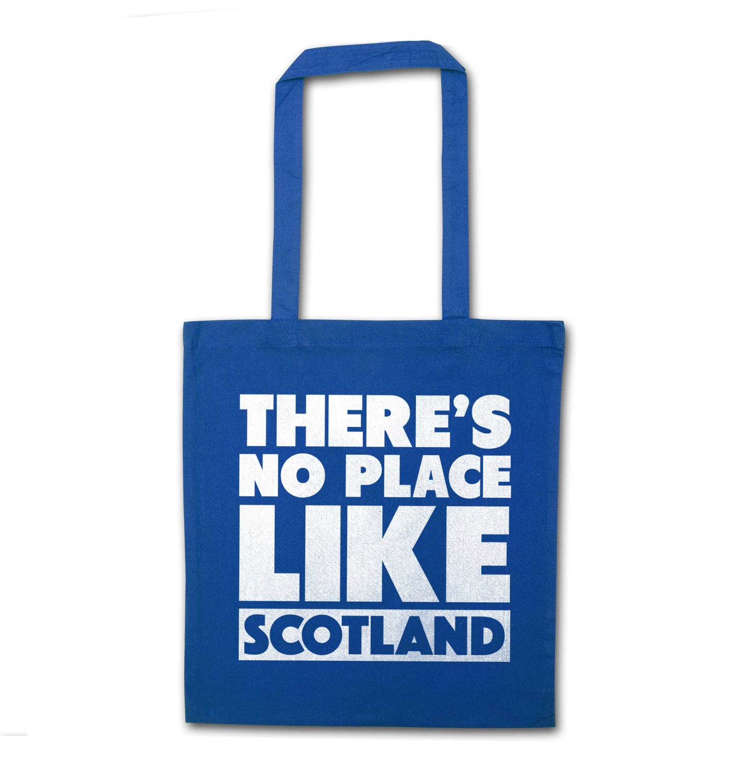 There's no place like Scotland blue tote bag