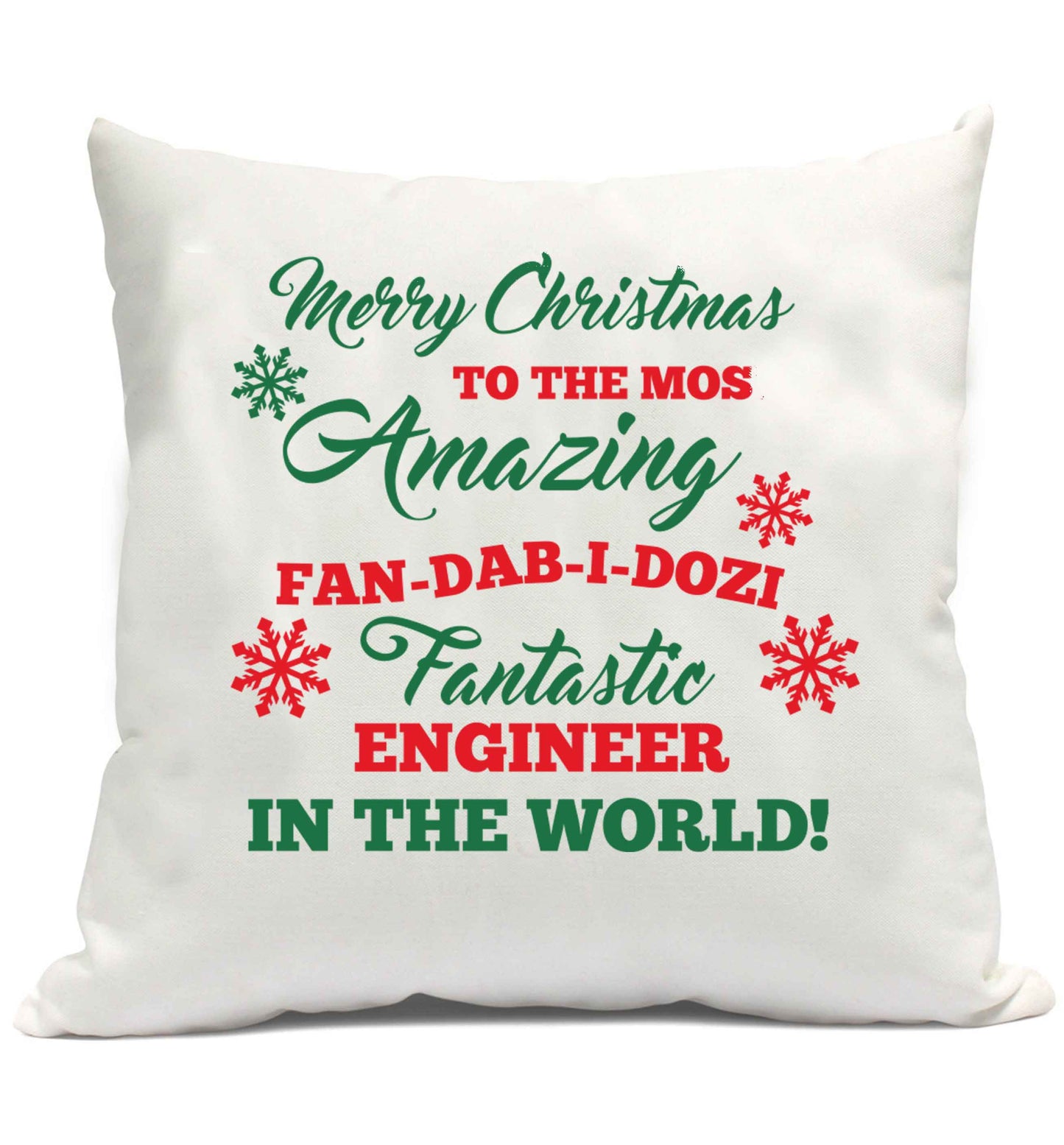Merry Christmas to the most amazing engineer in the world! cushion cover and filling
