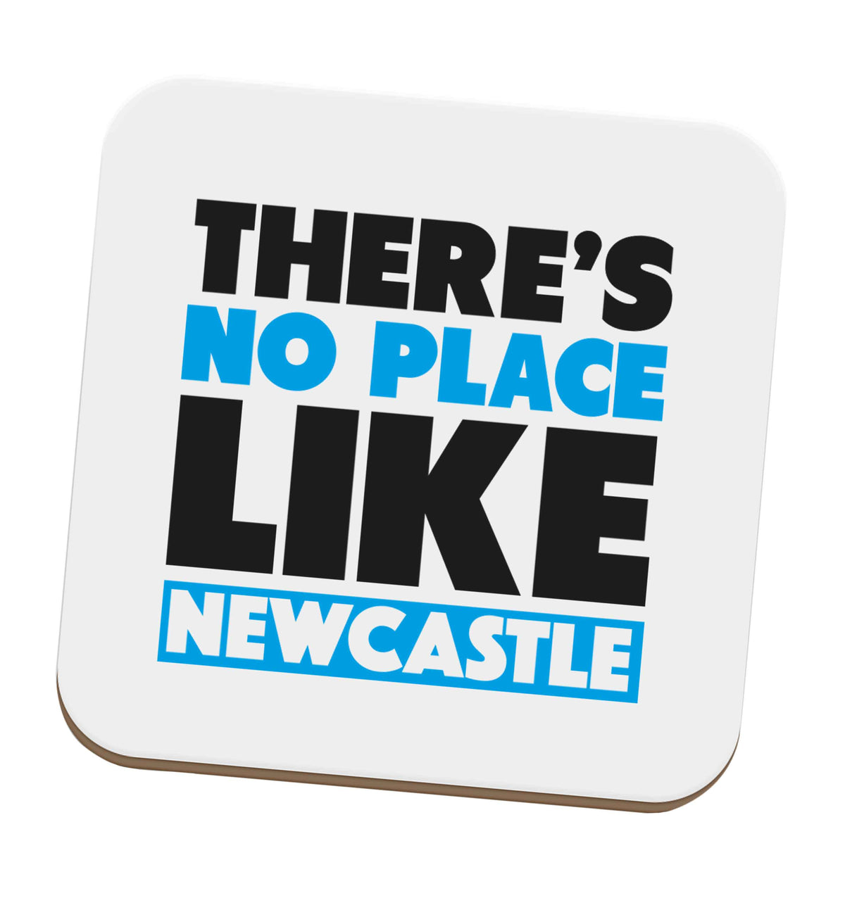 There's no place like Newcastle set of four coasters