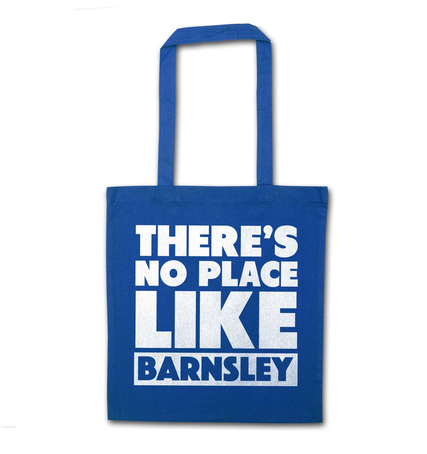 There's No Place Like Barnsley blue tote bag