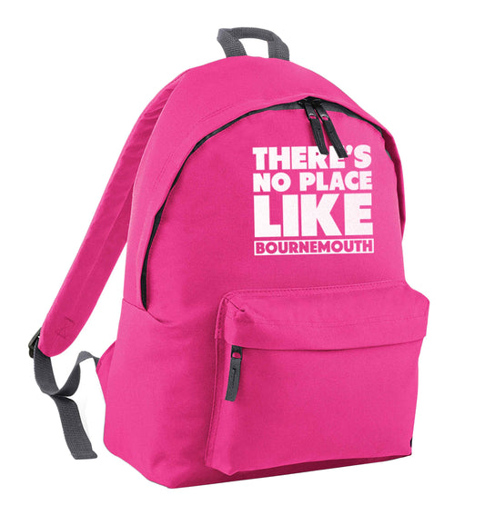 There's no place like Bournemouth pink children's backpack