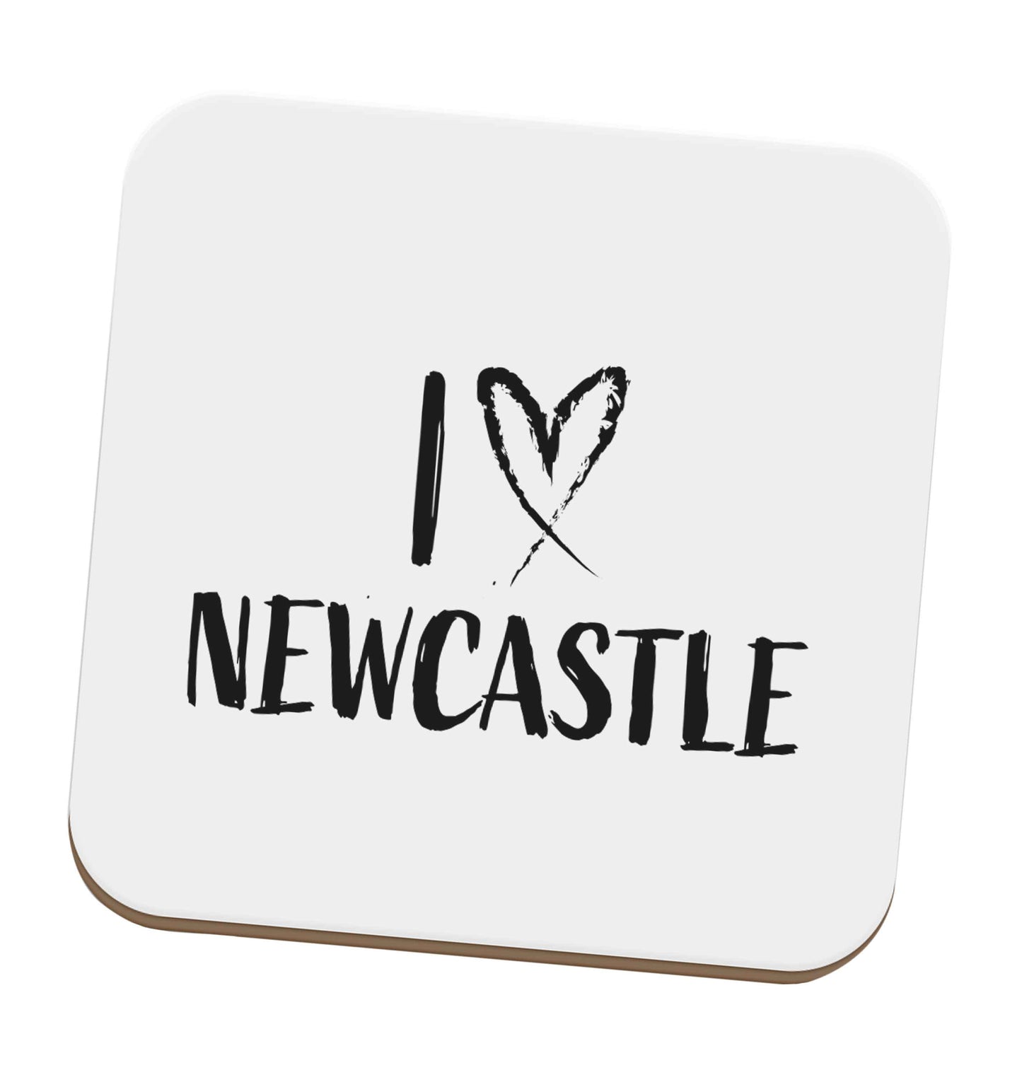 I love Newcastle set of four coasters
