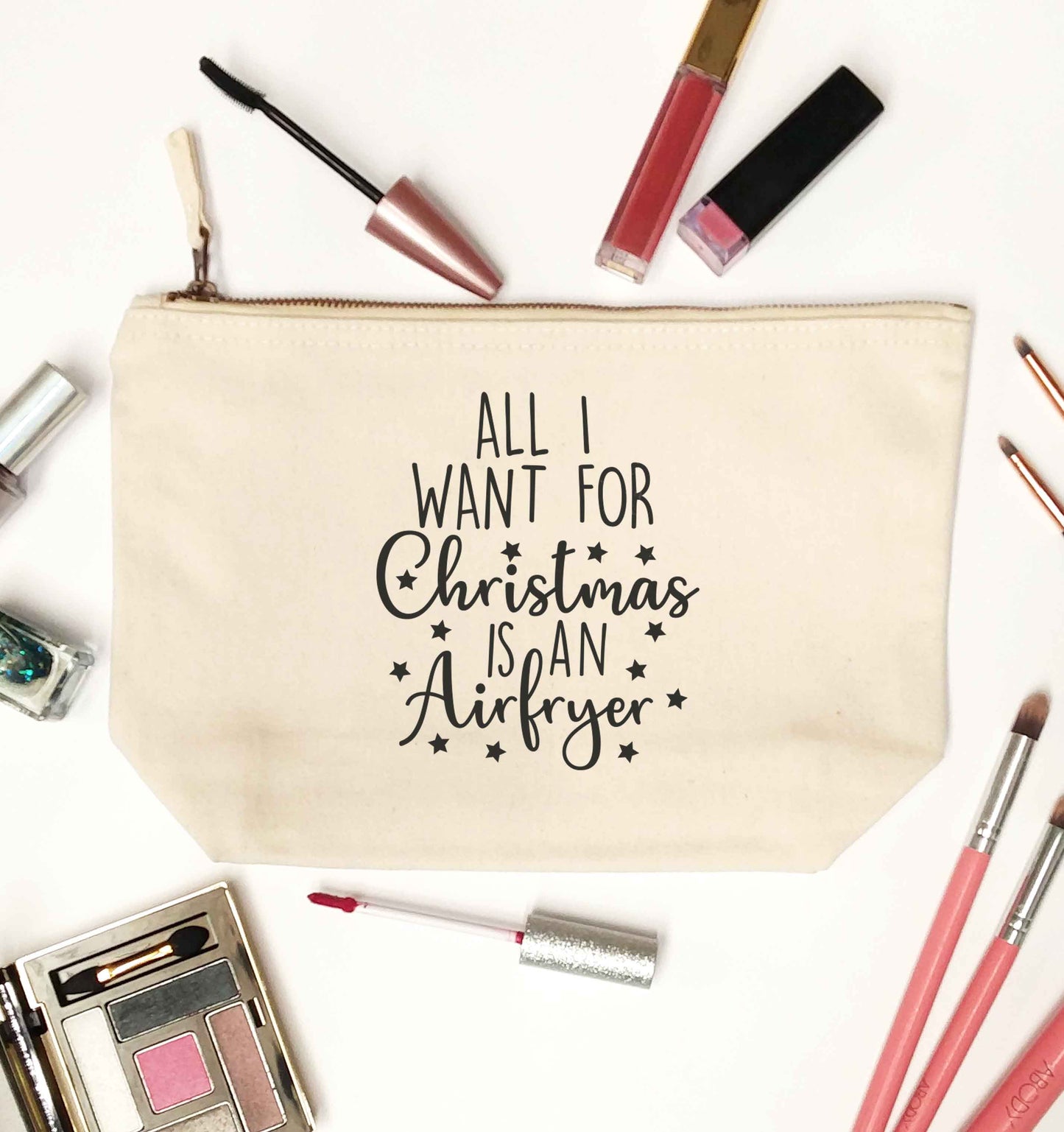 All I want for Christmas is an airfryernatural makeup bag