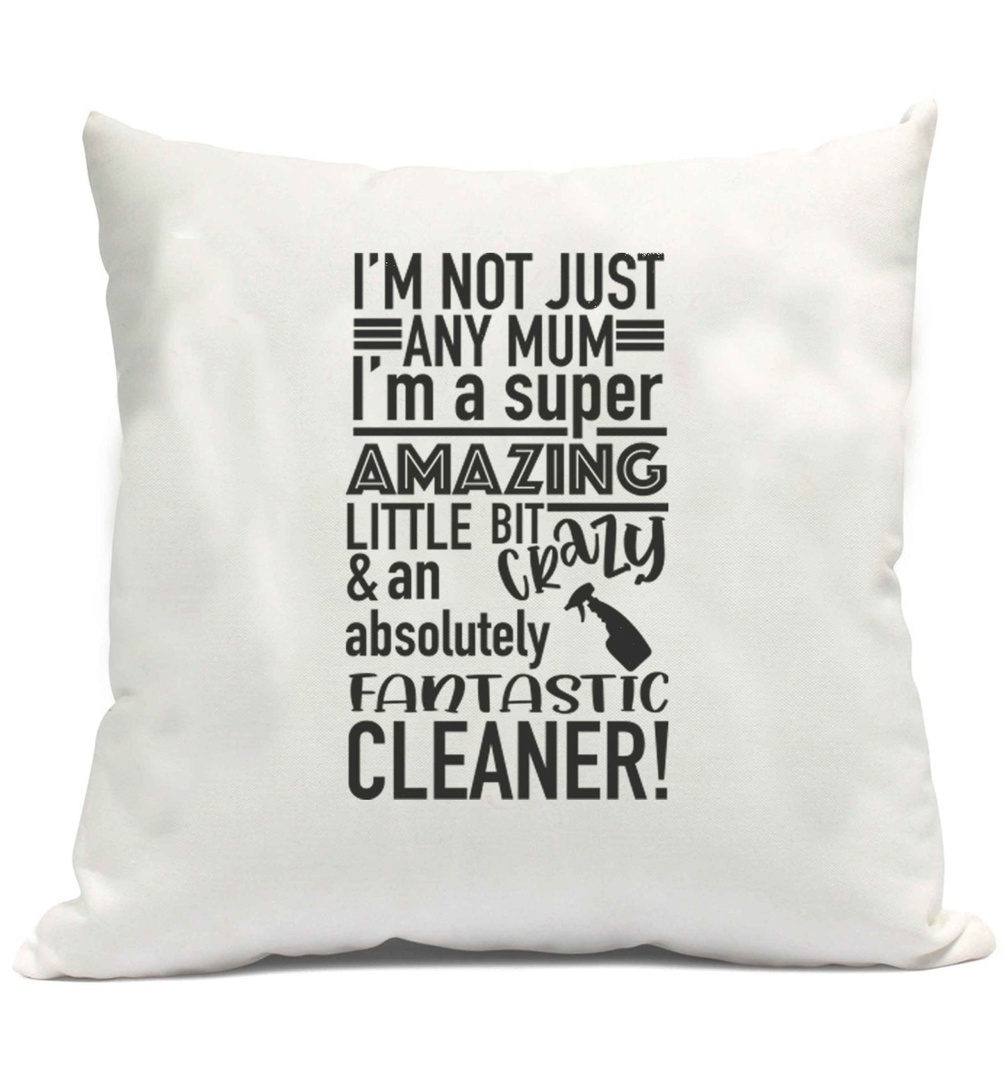 I'm not just any mum I'm a super amazing little bit crazy and an absolutely fantastic cleaner! cushion cover and filling