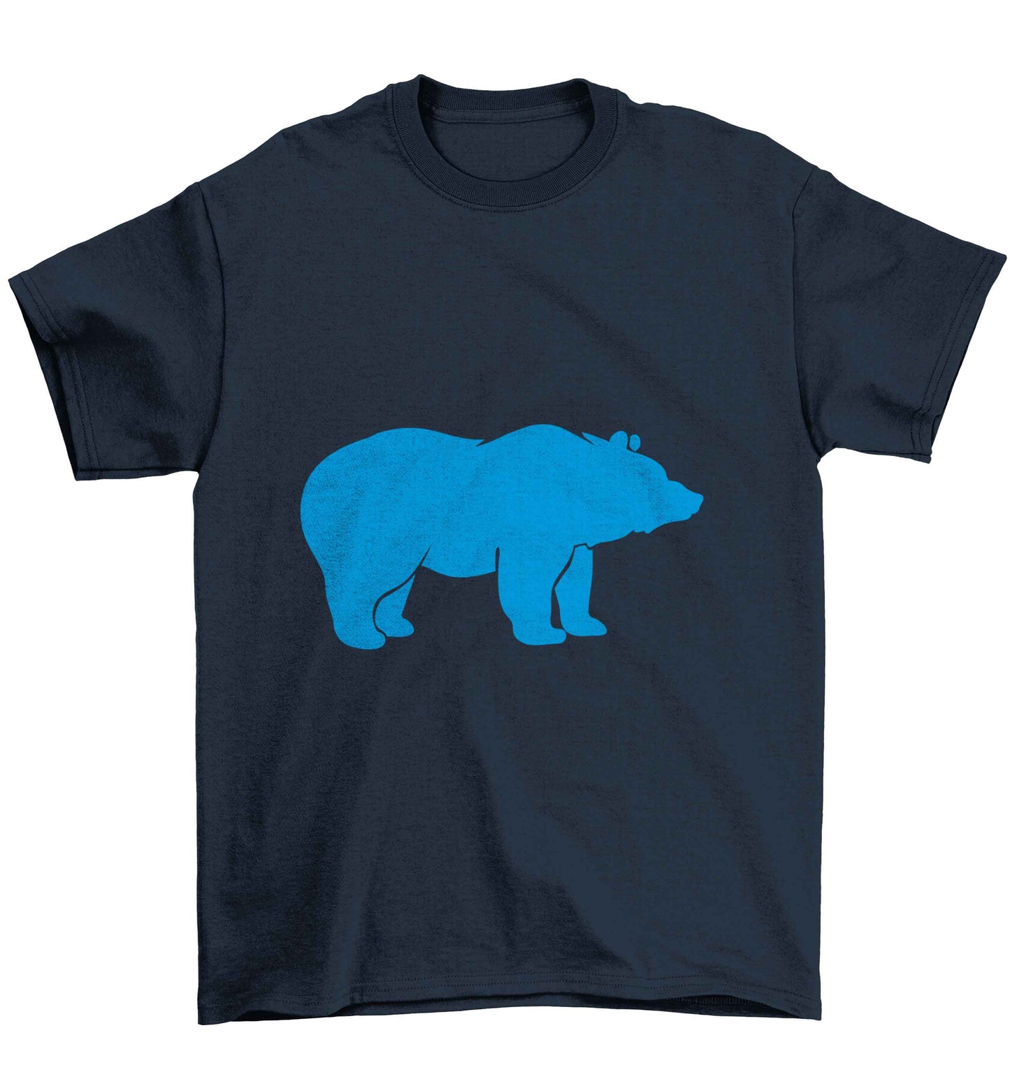 Blue bear Children's navy Tshirt 12-13 Years