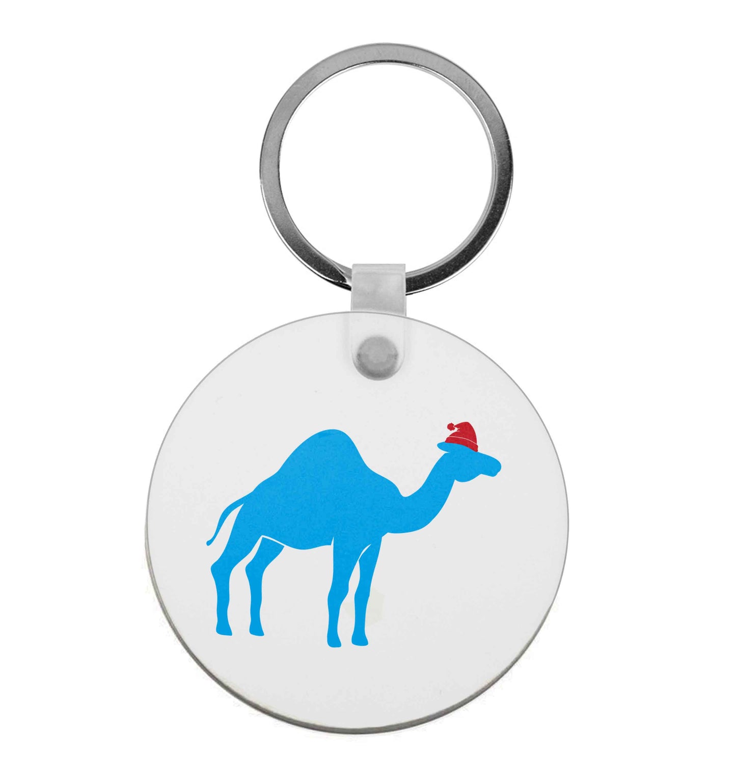 Blue camel santa | Keyring