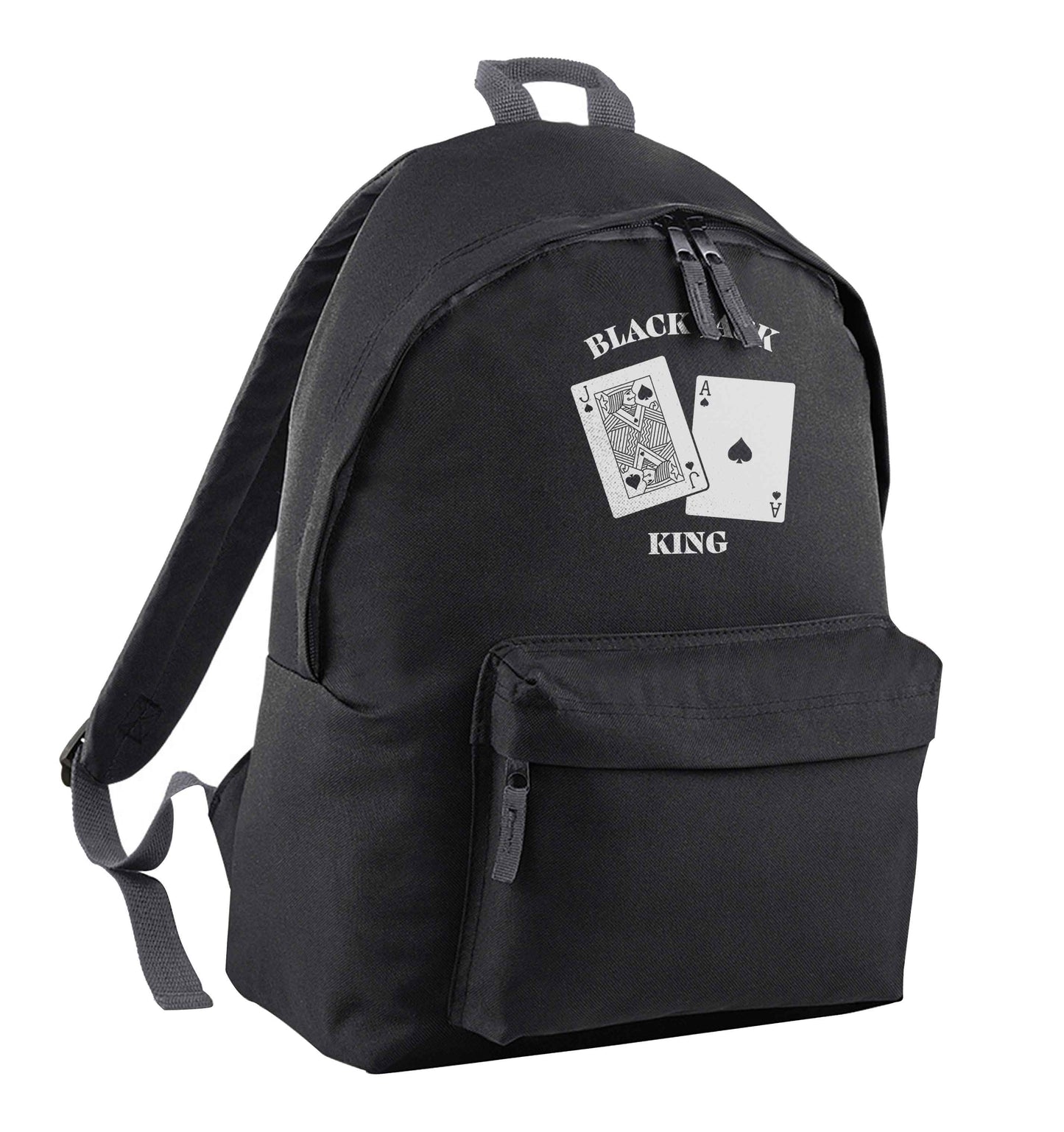 Blackjack king black adults backpack