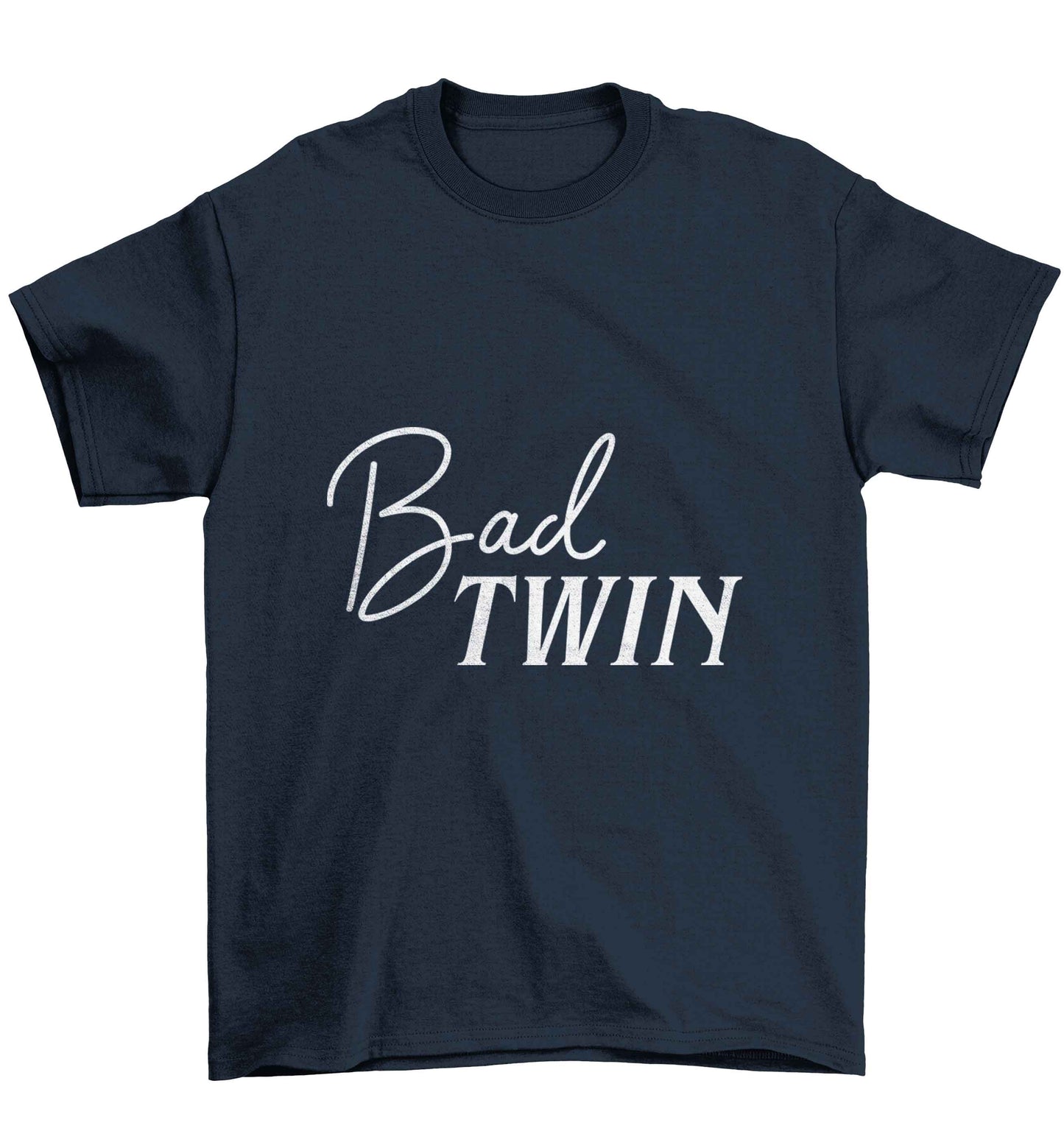 Bad twin Children's navy Tshirt 12-13 Years