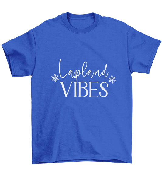 Lapland vibes Children's blue Tshirt 12-13 Years