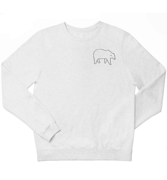 Polar Bear Kit children's white sweater 12-13 Years