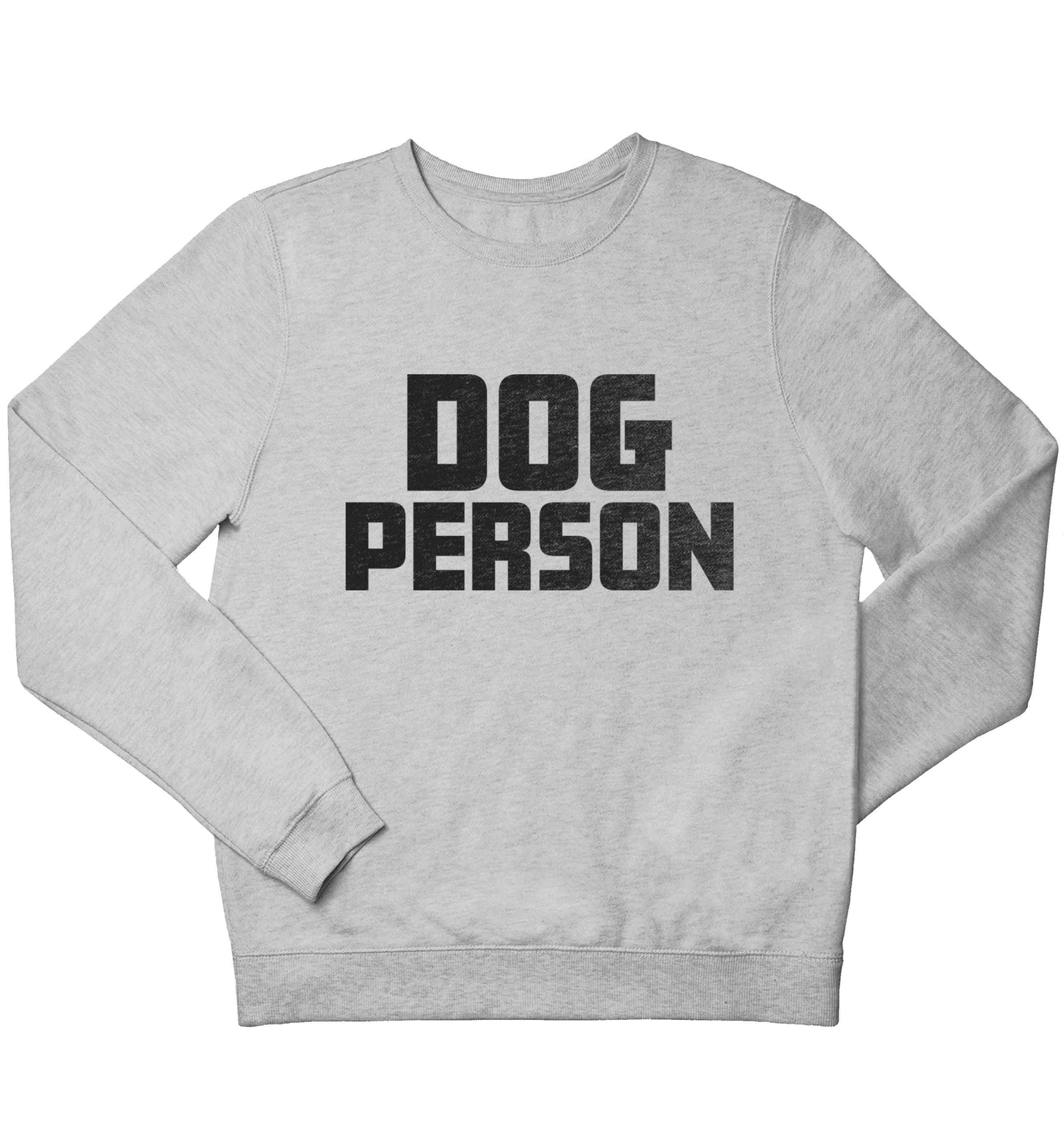 Dog Person Kit children's grey sweater 12-13 Years