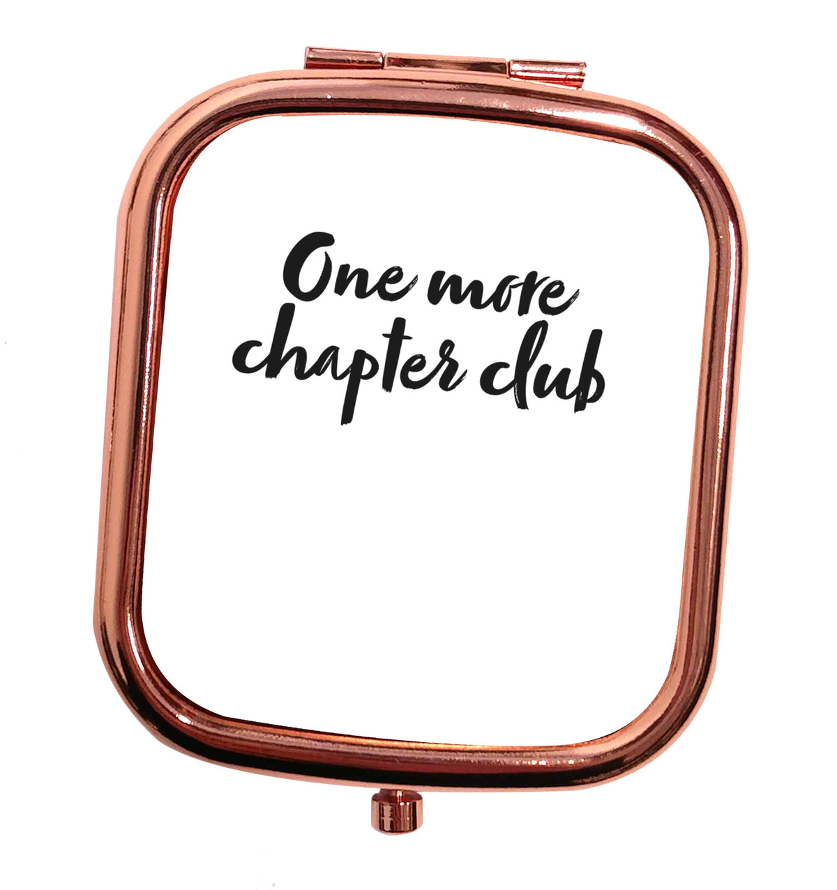 One more chapter club Kit rose gold square pocket mirror