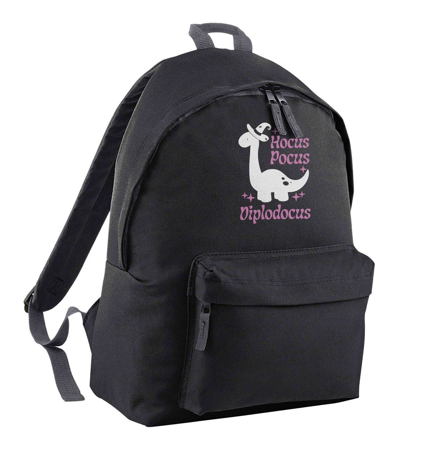 Hocus pocus diplodocus Kit black adults backpack