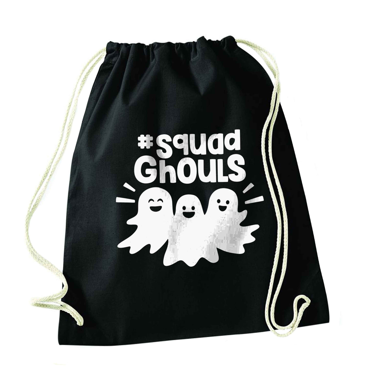 Squad ghouls Kit black drawstring bag
