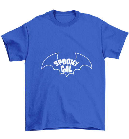 Spooky gal Kit Children's blue Tshirt 12-13 Years