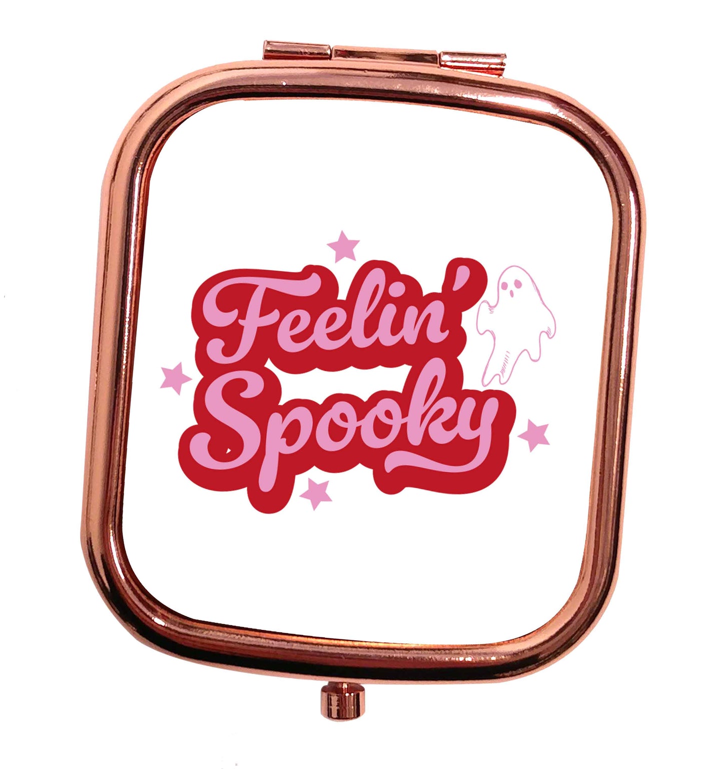 Feelin' Spooky Kit rose gold square pocket mirror