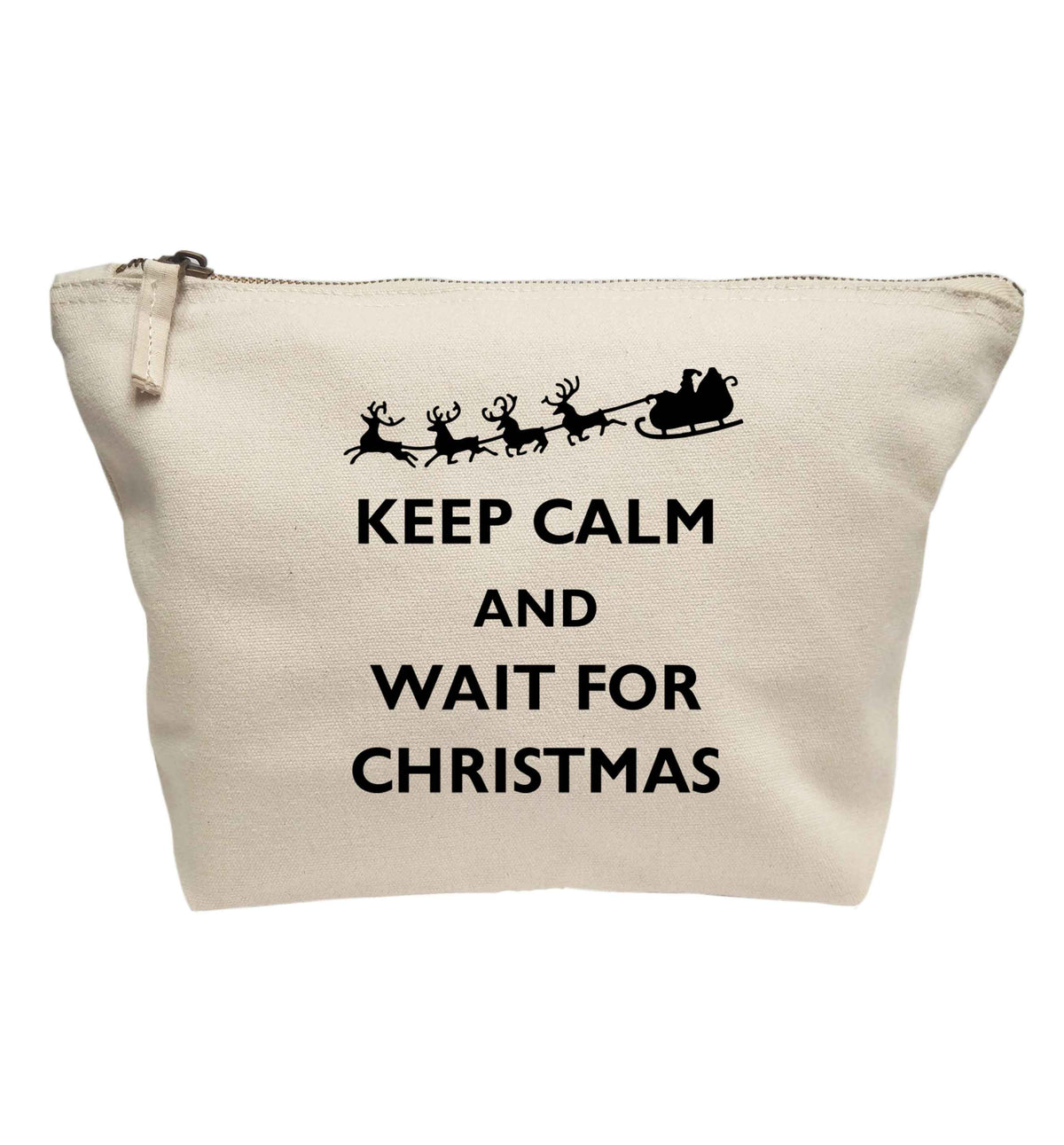 Keep calm and wait for Christmas | Makeup / wash bag