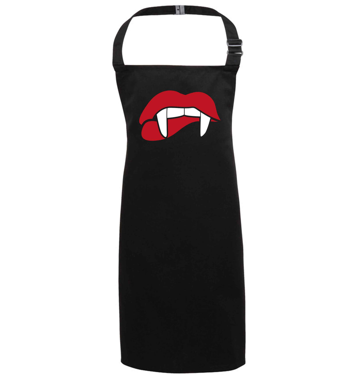 Vampire fangs black apron 7-10 years