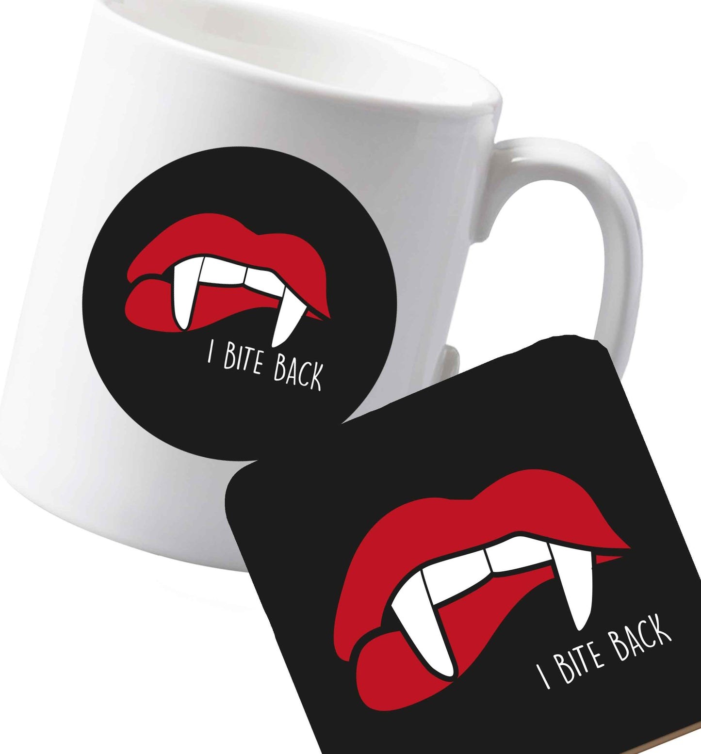 10 oz Ceramic mug and coaster Favourite Type Pan Pancake both sides
