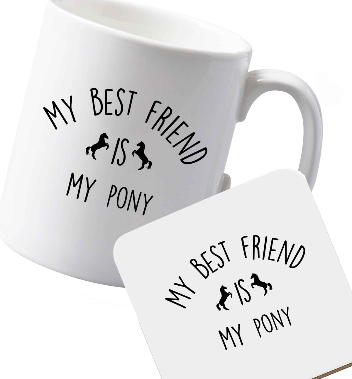 10 oz Ceramic mug and coaster Favourite Type Pan Pancake both sides