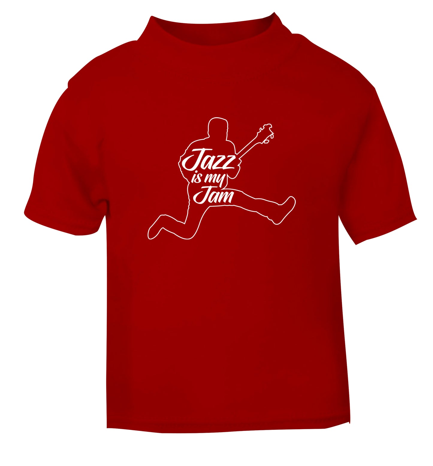 Jazz is my jam red Baby Toddler Tshirt 2 Years