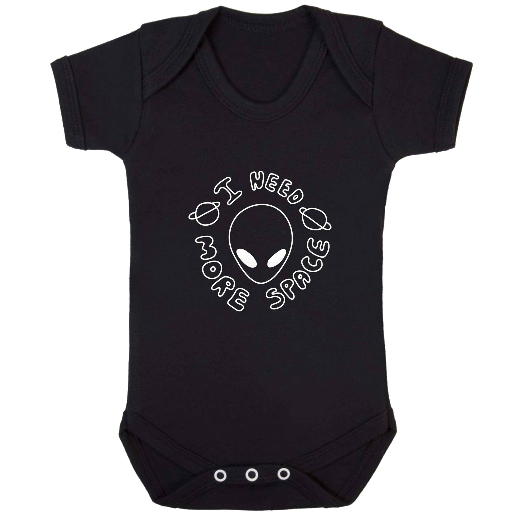 I need more space baby bodysuit black 18-24 months