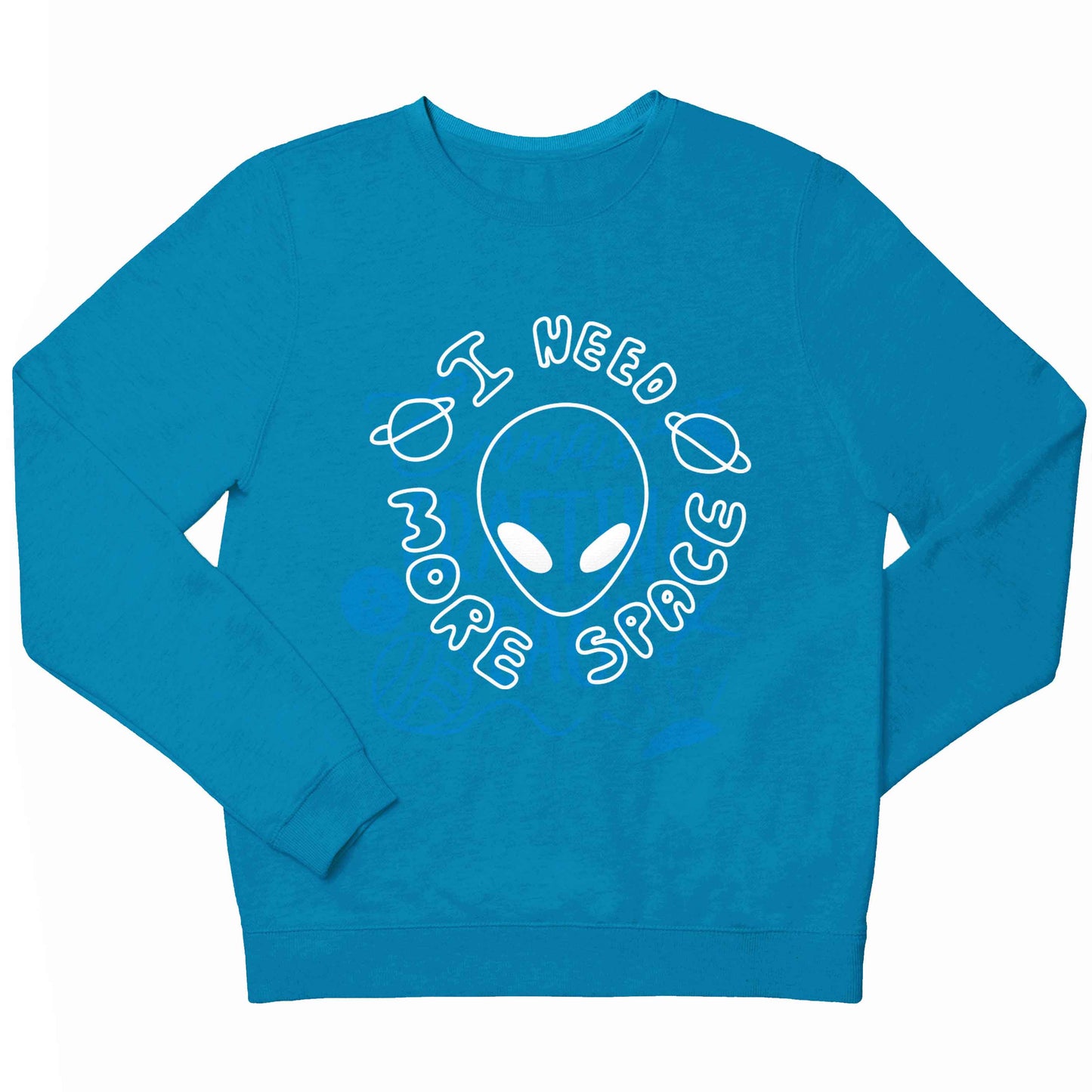 I need more space children's blue sweater 12-13 Years
