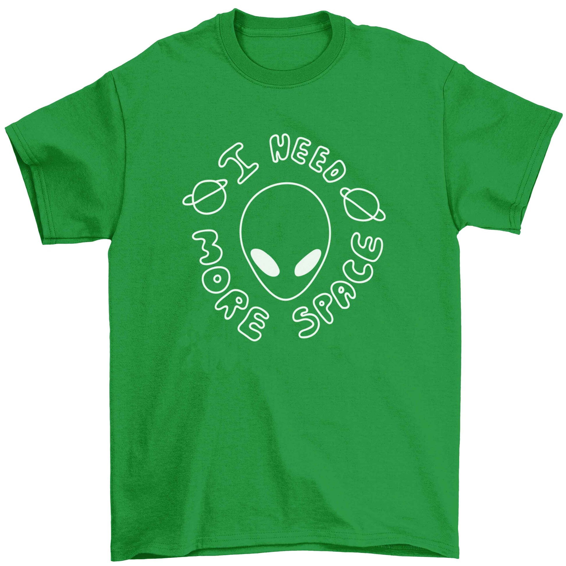 I need more space Children's green Tshirt 12-13 Years